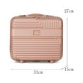 thumbnail image 6 of MKF Collection Mykonos Carry-On Luggage Hardside, Luxurious Travel Suitcase by Mia K - Black, 6 of 12