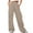 Khaki, variant on YLHFASHION Fun Pants for Women Trendy Womens Elastic High Waisted Palazzo Pants Casual Wide Leg Lo Trouser Shorts for Women(Xxxl)