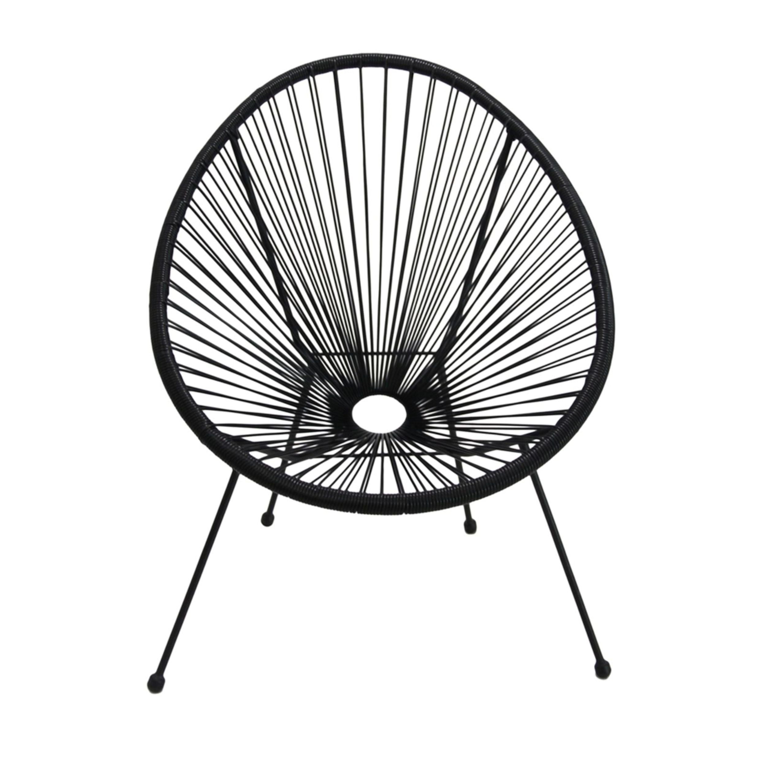 Acapulco Woven Lounge Chair For Indoor And Outdoor Patio