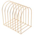 thumbnail image 2 of Miangastore Iron Magazine Holder 1Pack 7.7X7.7X5.1In Golden Semicircular Simple Style, 2 of 8