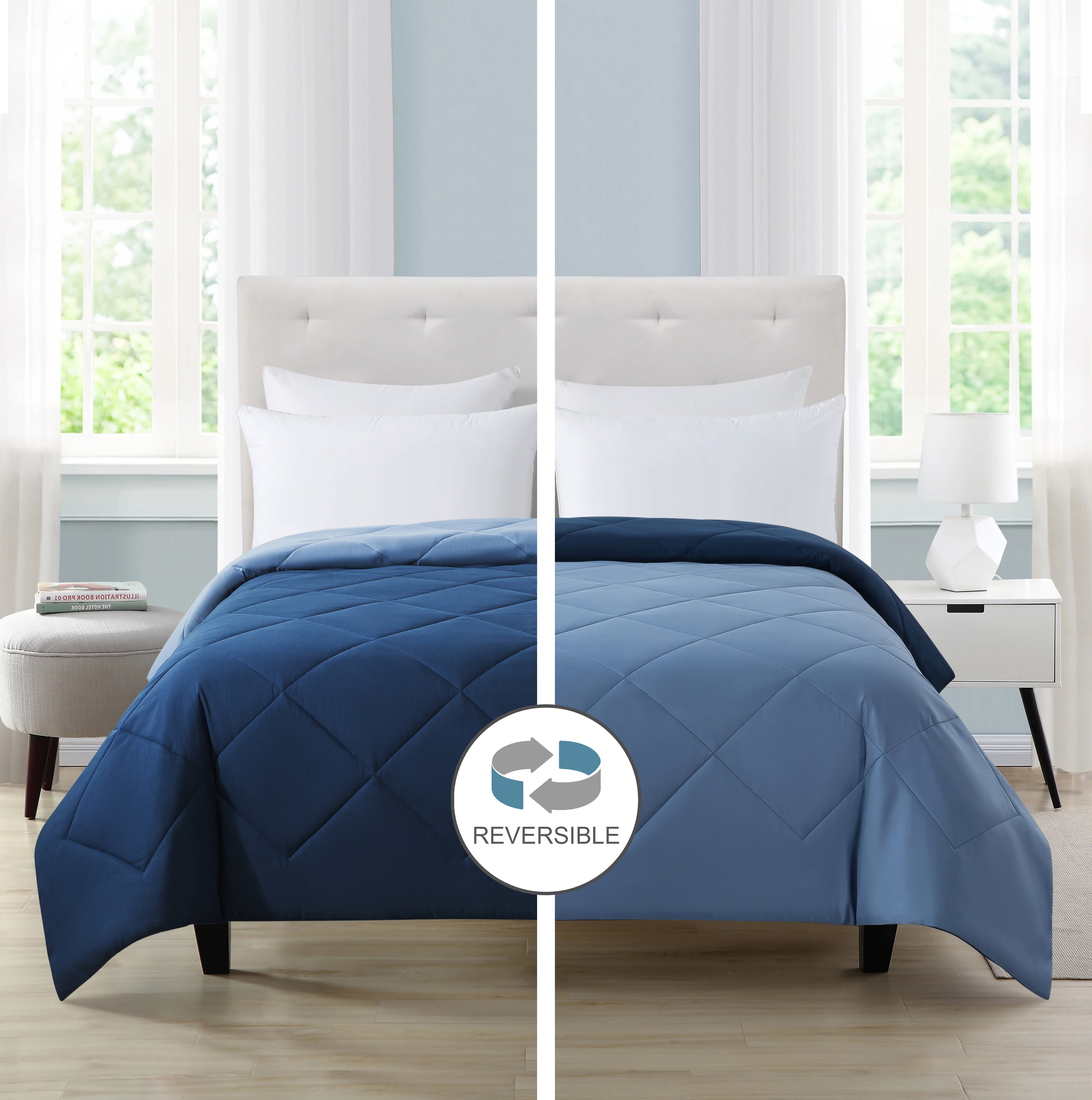 room306 Bare Tuck Wide All-in-one【NAVY】 Amazon.com: NICETOWN Blackout Curtains Thermal Insulated Window
