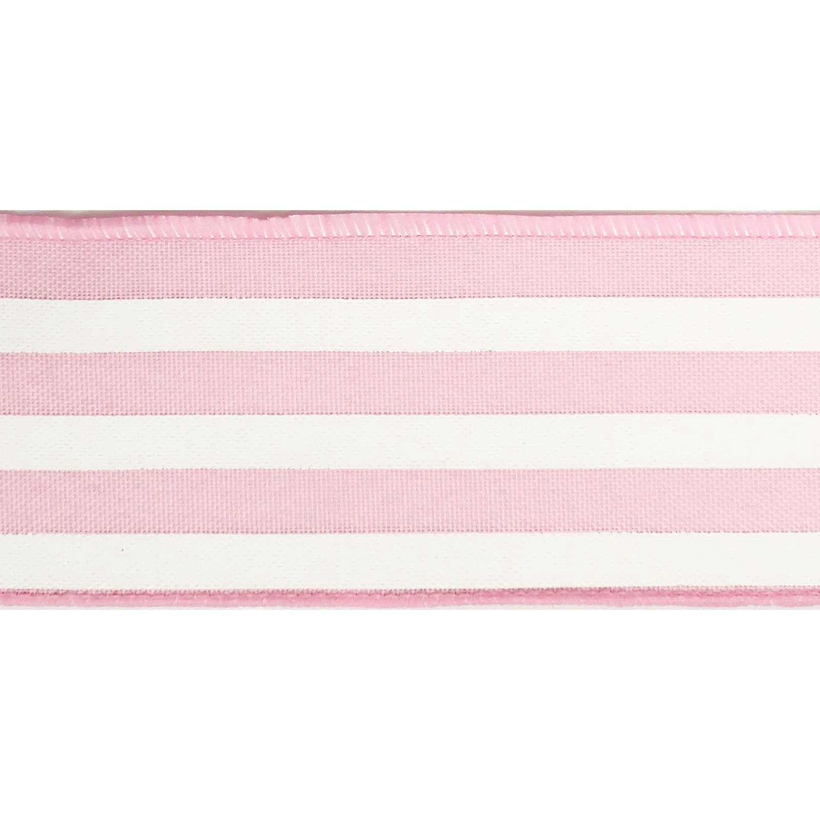 12 Pack: 2.5" x 25ft. Faux Linen Wired Thick Striped Ribbon by Celebrate It Decor