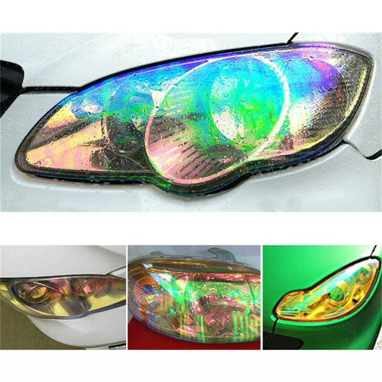 Chameleon Clear Car Headlight Tint Film Tail Fog Light Vinyl Wrap  Accessories