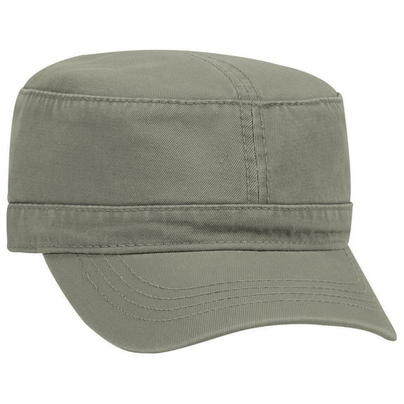 OTTO Superior Garment Washed Cotton Twill Military Cap - Ol. Green