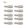 thumbnail image 1 of 10pcs 25mm Anti Slip Electric Hex Shank Magnetic Screwdriver Bits Screw Driver PZ1, 1 of 6