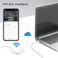 thumbnail image 2 of Hub ZigBee Blanc et Wi-Fi pour Maison Intelligente JMX001 - Matériau ABS, Entrée 5V 1A, Port Micro-USB, Contrôle via Application SmartLife, 2 Indicateurs DEL, Bouton de Réinitialisation, Design Compact 60x60x15 mm pour la Gestion des Appareils Sans Fil, 2 of 7