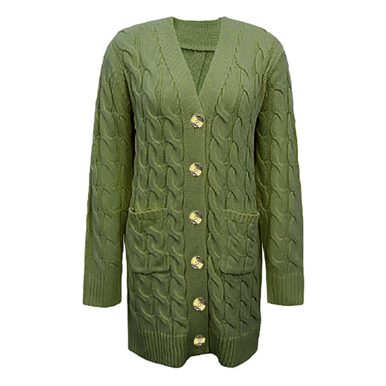 Olive green boyfriend cardigan 2025