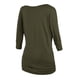thumbnail image 5 of Blusa Match para Mujer con Mangas 3/4 y Drapé Verde Militar Talla XL, 5 of 5