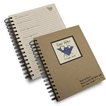 Ever After, A Couples Journal - Kraft Hard Cover (prompts on every page, recycled paper, read more...)