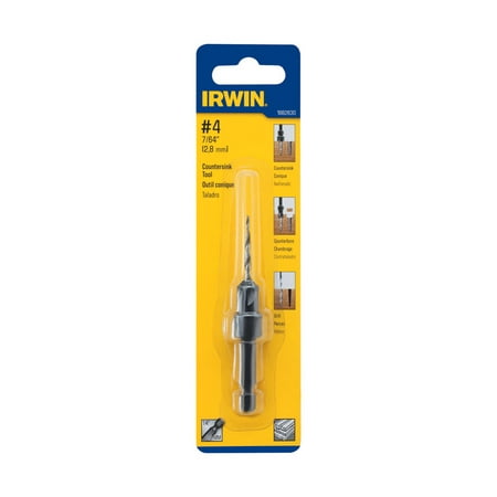 UPC: 0042526923074 | Irwin 7/64  Dia. Steel Wood Countersink 1 pc.