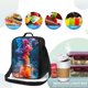 thumbnail image 4 of Disketp Modern Art Red And Blue Colors Bolsa Térmica Estampada para Almuerzo, Lonchera para Hombres y Mujeres Adultos, 4 of 7