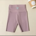 thumbnail image 6 of Zanarzt Running Shorts Girls' Spandex Shorts for Athletic Wear for Gym, Dance, Yoga, Volleyball Bike Riding Purple,4-5 Years, 6 of 8