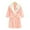 Pink, variant on Kids Toddler Girls Boys Solid Bathrobe,Skin-Friendly Soft Robe Pajamas with Belt Solid Color Bath Towel Sleepwear Casual Cotton Fleece Bathrobe for 3-10 Years