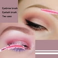 thumbnail image 3 of Bumiews Mascara Wands, Disposable Eyelash Brushes, Eyebrow Makeup Brushes with Crystal Handle(Pink), 3 of 7