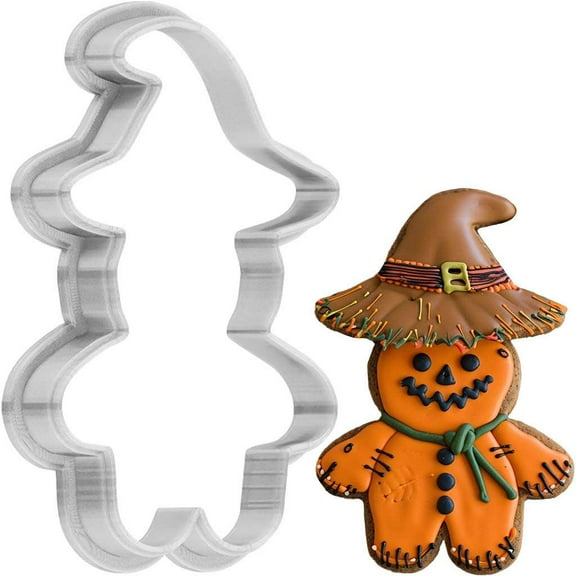 Halloween Scarecrow Cookie Cutter 4 Inch Made in USA by WONDERTORY