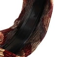 thumbnail image 7 of LinYooLi Lace Headband for Women, Boho Wide Headbands Hollow Headband Hair Band Colorful Embroidery Headband Wedding Headband(wine red), 7 of 7