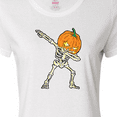 thumbnail image 4 of Inktastic Halloween Dabbing Great Pumpkin Skeleton Women's T-Shirt, 4 of 5