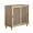 GRAY, variant on Art Leon Home Sideboard Buffet Cabinet Rattan Decoration Wood Finish Brown