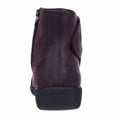 thumbnail image 5 of Womens Clarks Sillian Chell Ruched Comfort Boots, Aubergine, 5 of 6