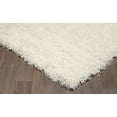 thumbnail image 3 of 7' x 9' Pearl White Solid Shag Rug, 3 of 4