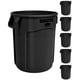thumbnail image 1 of Bote de basura Rubbermaid Commercial BRUTE, 10 litros, negro, paquete de 6, 1 of 7