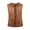 Light Brown, variant on Punk Vest in Gothic Renaissance Style - Lace-Up Retro Waistcoat