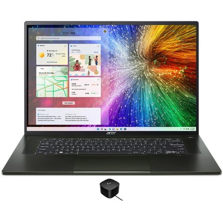 Acer Swift Edge SFA16 Home/Entertainment Laptop (AMD Ryzen 7 6800U 8-Core, 16.0in 60Hz 4K (3840x2400), AMD Radeon, 16GB LPDDR5 6400MHz RAM, Win 11 Pro) with 120W G4 Dock