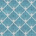 thumbnail image 3 of HomeRoots 672724 9 x 12 ft. Teal & Ivory Abstract Geometric Transitional Washable Machine Made Rectangle Area Rug with UV Protection, 3 of 9