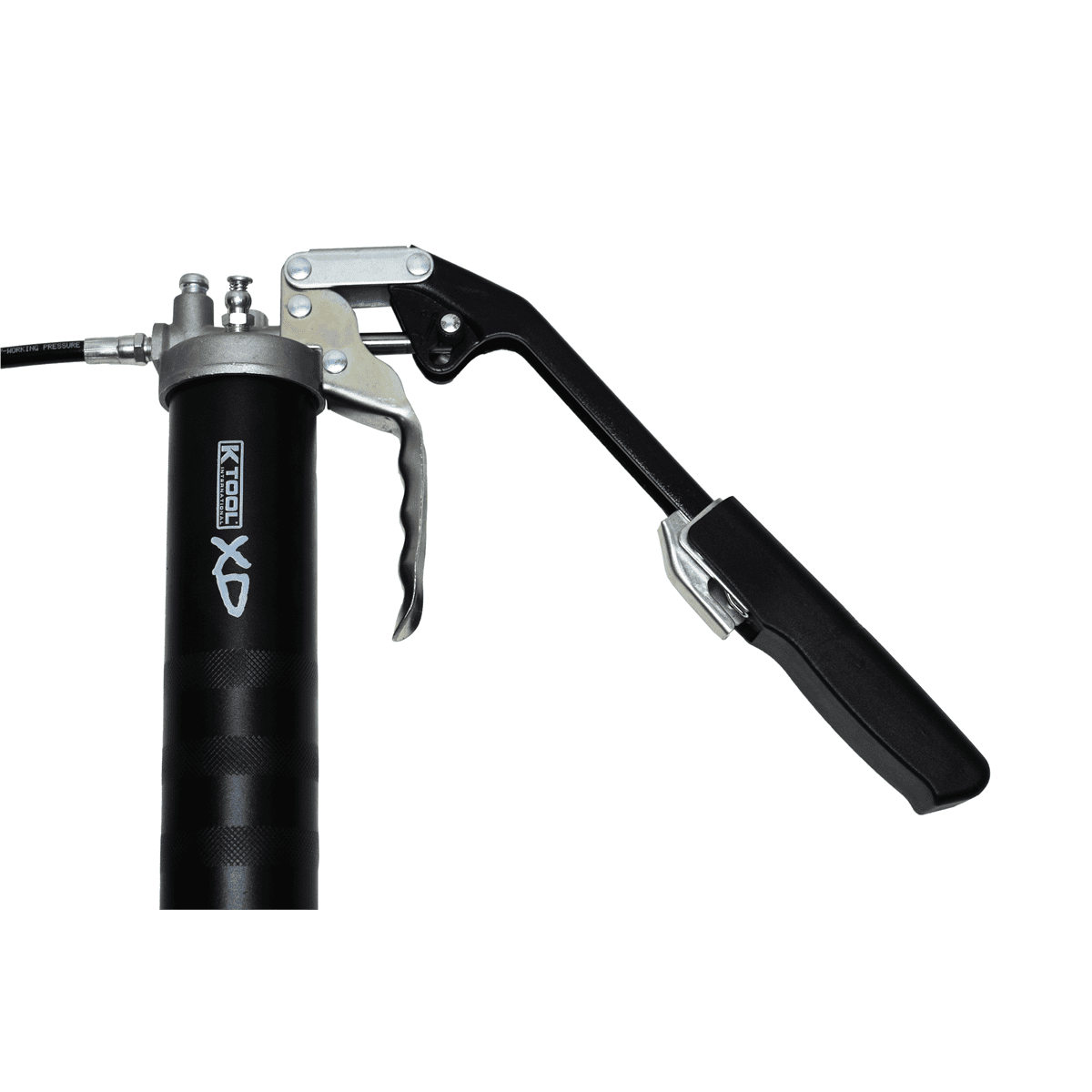 K-Tool G77RF-18/N XD 2 in 1 Grease Gun, Includes 6" Steel Extension