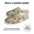thumbnail image 6 of Daiia Mushrooms Gnomes Print Women’s Fuzzy Slippers Memory Foam Lightweight House Shoes Cozy Loafer Flannel House Shoes-46/47, 6 of 7