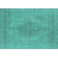 thumbnail image 1 of Ahgly Company Indoor Rectangle Oriental Turquoise Blue Industrial Area Rugs, 5' x 7', 1 of 4