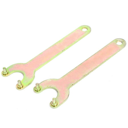 Bronze Replacement Body - Unique Bargains Replacement 30mm Terminal Distance Angle Grinder Spanner Wrench Bronze Tone 2Pcs