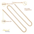 thumbnail image 5 of Cadena Torsal Hueca de Oro Italiano 10K 3.8mm 60cm Imperial Jewelry, 5 of 5