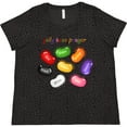 thumbnail image 3 of Inktastic Jelly Bean Prayer Women's Plus Size T-Shirt, 3 of 5