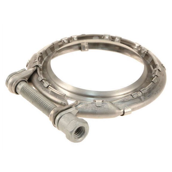 Front Rearward Exhaust Clamp - Compatible with 2012 - 2016 BMW 328i N26B20A 2013 2014 2015