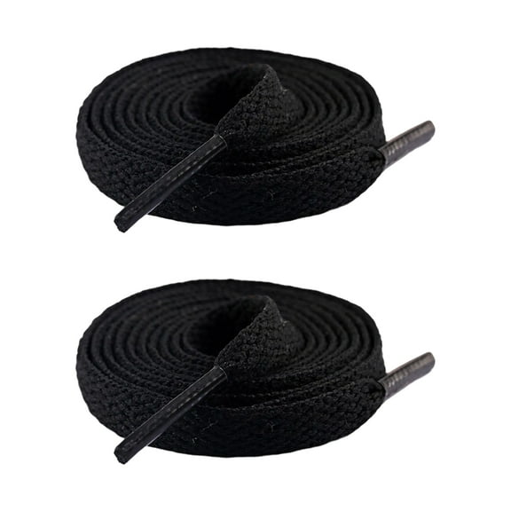 T-HOTLYST 1 Pair Flat Sneaker Shoelaces 8mm Wide Multicolored Polyester Shoe Laces for Athletic Running Casual Shoes Boot Strings