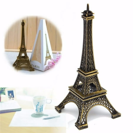 Child Bronze Figurine - Grtsunsea 15cm Vintage Bronze Alloy Tone Paris Eiffel Tower Figurine Statue Model Home Decor Gifts