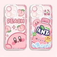 thumbnail image 4 of Funda de teléfono transparente k-kirby de dibujos animados para iPhone, 15, 14 Pro Max, 13, 12 Mini, 11 Pro, XR, XS, X, 8, 7, 6, 6S Plus, SE, 2020, 4 of 5