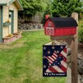 thumbnail image 4 of Bandera americana ancla jardín Banner Vertical doble cara Memorial Day Banner jardín decoración al aire libre Adepaton CPB-US-DYP75-1, 4 of 5