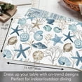 thumbnail image 6 of CounterArt "Blue Escape" 4-Pack Reversible Flexible Plastic Tabletop Place Mats, 6 of 8