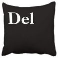 thumbnail image 1 of BOSDECO Housse de Coussin Contrôle Alt Delete Ctrl Alt Del Fond Noir 18x18 Pouces, 1 of 1