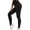 Black, variant on Women's Seamless Fitness Leggings, High Waist Tummy Control Yoga Pants for Butt Lifting, Naked Feel Workout Leggings for Gym and Casual Wear-Black