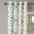 thumbnail image 2 of Ambesonne Nature Grommet Curtain, Poppies Daisies Rural, 50" x 120", Pale Green Yellow Blue, 2 of 6