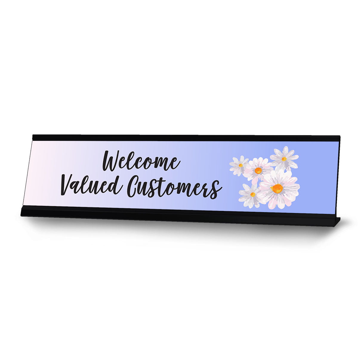Receptionist 9x3 Door Sign Business Commercial Plastic W Adhesive