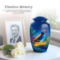 thumbnail image 6 of Puffin Memorial Cremation Urns For Human Ashes For Man, Blue Urn For Adult Male, Small Keepsake Urn For Mom, Decorative Urns For Human Ashes Adult Woman, 1 Large & 4 Mini (10&3 Inch), 6 of 7