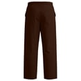 thumbnail image 5 of CCRFTGI Pants for Men Casaul Workout Hiking Pants Athletic Elastic Waist Drawstring Joggers for Men Lightweight Sweatpants with Pockets Coffee XXL, 5 of 6
