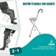 thumbnail image 2 of Bastón Plegable con Asiento para Adultos Mayores - Bastón Ortopédico, Portátil y Ligero para Viaje, Soporta hasta 90 Kg (Color del Mango Puede Variar), 2 of 10