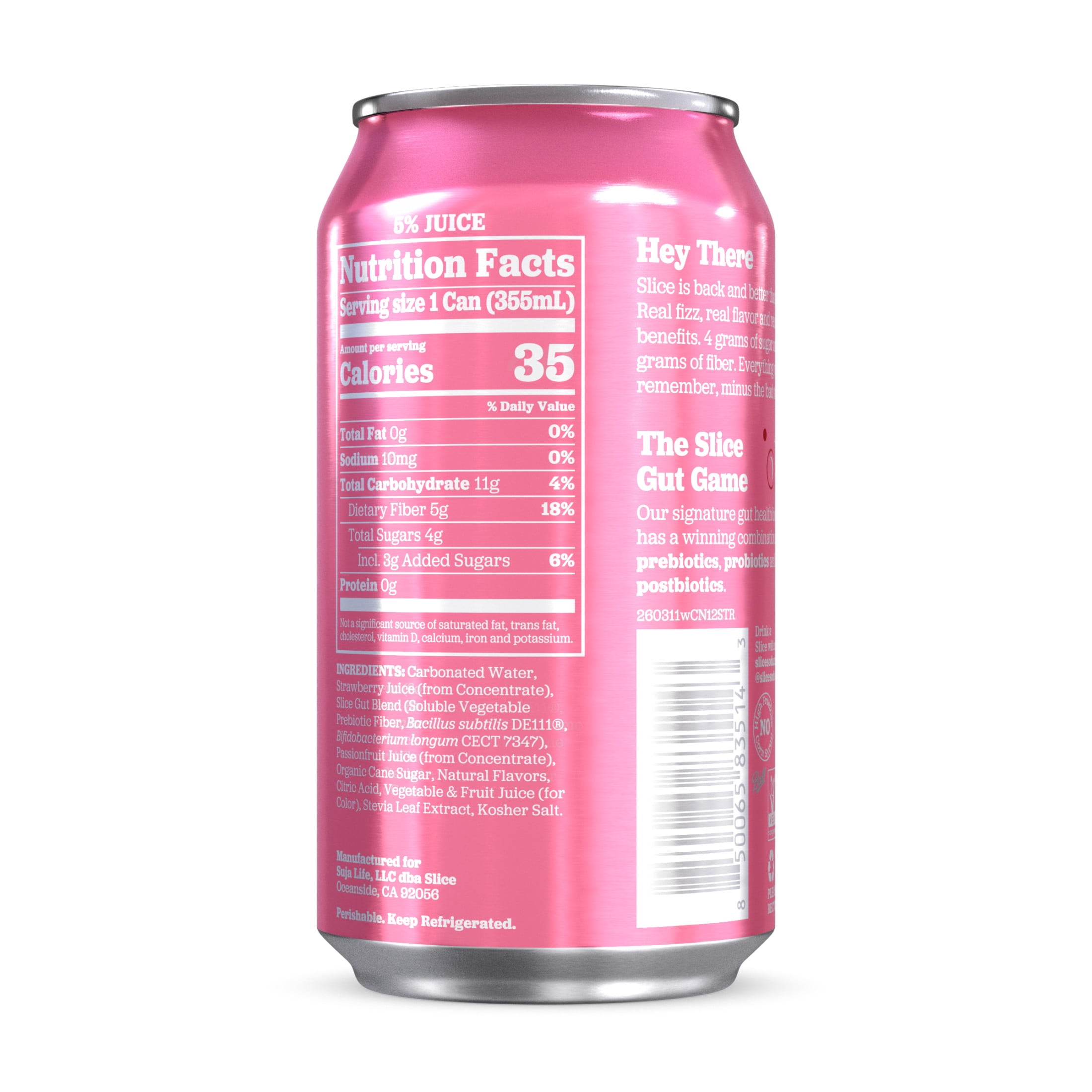 Slice Strawberry Soda, 12 fl oz Can