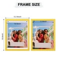 thumbnail image 3 of decorUhome 12x16 Matted to 11x14 Picture Frame, Photo Frame for Gallery Wall or Tabletop Display, Yellow, 3 of 9