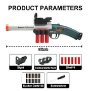 Shell Ejecting Foam Blaster – Manual Loading, Soft Dart Blaster with Shell Ejection for 14+ Years Old